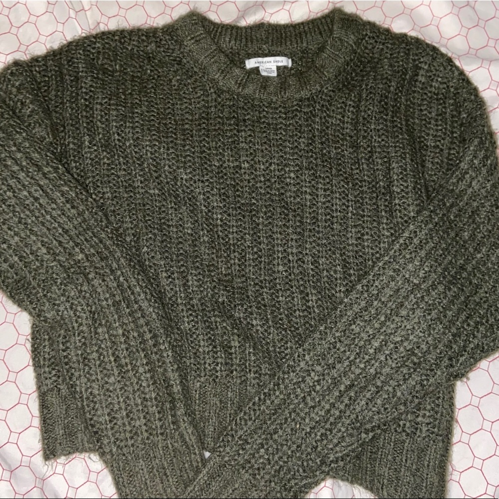 Green American Eagle Sweater